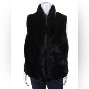 Elle Lauri Sleeveless Faux Fur vest Jacket